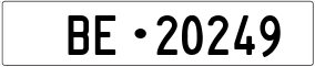 Truck License Plate